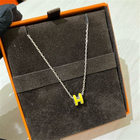 hermes 頸 鏈|hermes pop h pendant.